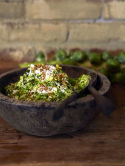 Shaved Brussels Sprouts salad